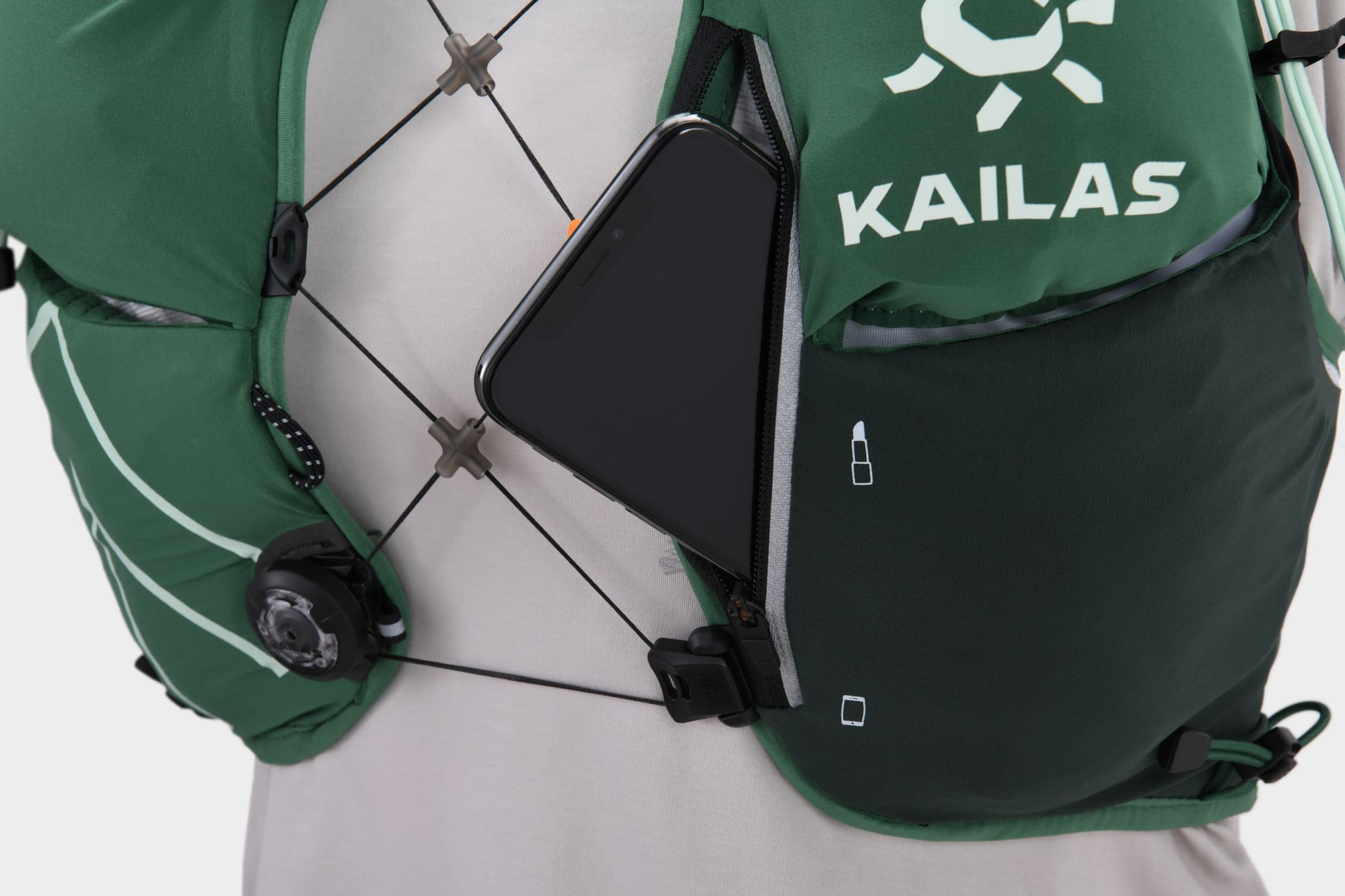 Kailas Fuga Air 7 Ⅳ Trail Running Vest Pack 7L Women's - Image 33