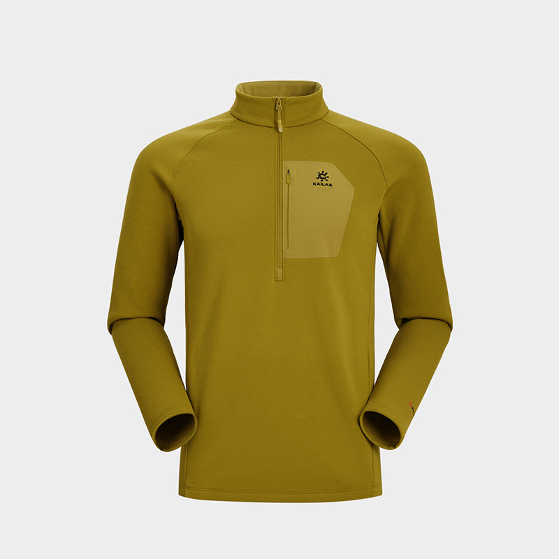 Kailas Half-zip Stand Collar Fleece Jacket Men's - Image 7