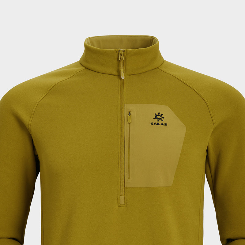 Kailas Half-zip Stand Collar Fleece Jacket Men's - Image 9