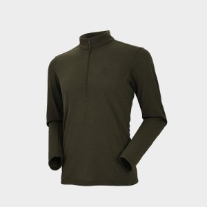 Kailas Stand Collar Wool Long Sleeve Functional T-shirt Men's